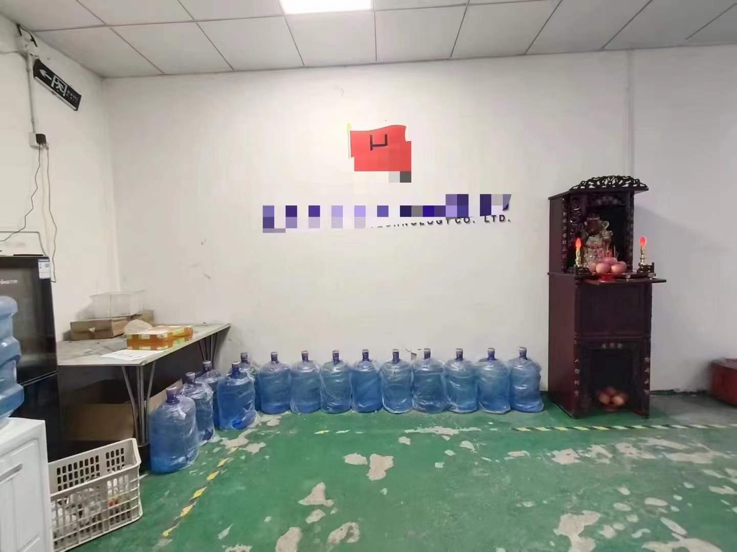 石岩北环路工业区楼上375平厂房出租