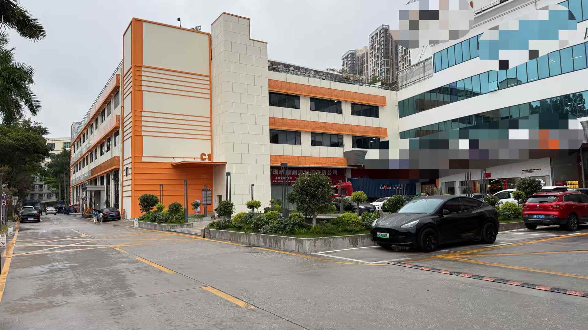 坂田天虹红本创意园楼上188平办公室出租